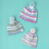 Bonnie Beanie - Free Crochet Pattern For Babies in Paintbox Yarns Baby DK Prints by Paintbox Yarns