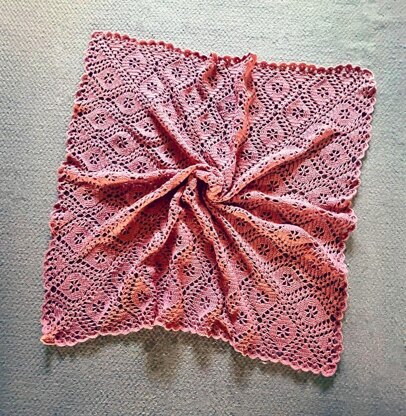 Flora Lanterna Square Blanket
