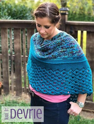 Peacock Feather Shawl