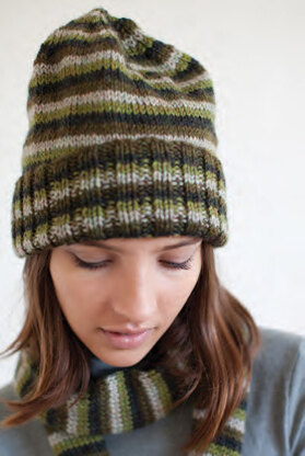 Dubbo Hat, Scarf & Mitts in Ella Rae Calluna - ER02-03 - Downloadable PDF