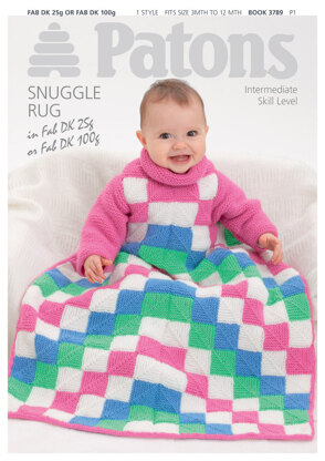 Patons Baby Snuggle Rug Leaflet - 3789