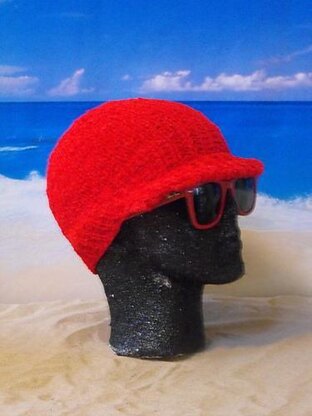 PLAIN CHENILLE BEANIECAP KNITTING PATTERN