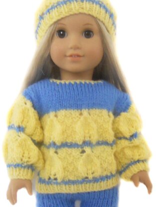 Winter cozy for american girl , gotz and other 18'' dolls