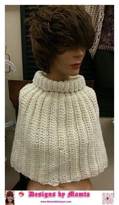 Crochet turtleneck poncho outlet pattern