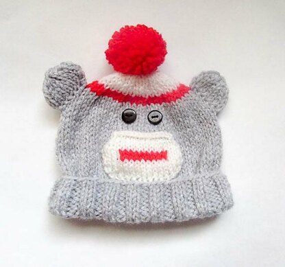 Monkey Baby Beanie Hat