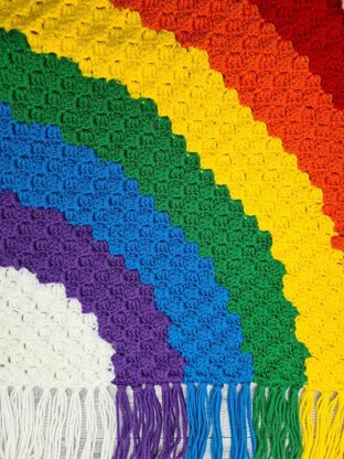 Double Rainbow Blanket