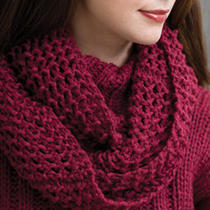 Wine Country Cowl in Tahki Yarns Aria