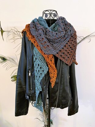 Triangular Scarf "Rhoxane"