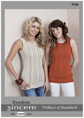 Cabled Top in Twilleys Freedom Sincere - 9146