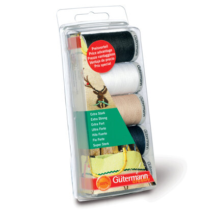 Gutermann Thread Set: Extra Strong: 5 x 100m: Assorted