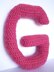 Capital G Alphabet Letter Pattern