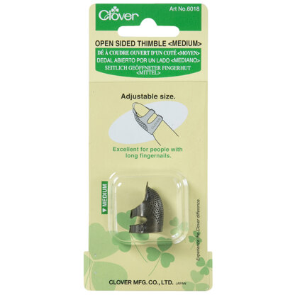 Clover Open Sided Thimble - Medium