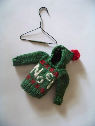 Christmas Tree Ornament Tiny Noel Hoodie