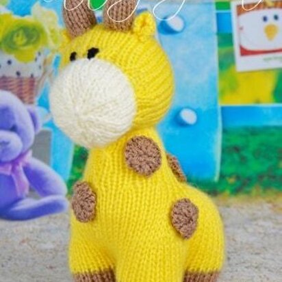 Mini Raf Giraffe - knitting pattern