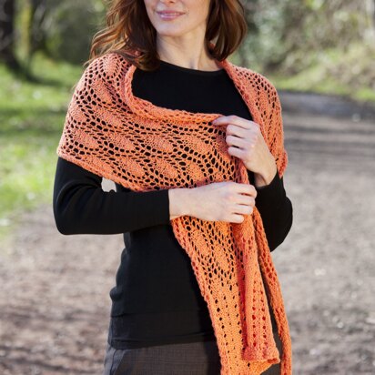 Eloquence Shawl in Cascade Yarns Sunseeker  - DK928 - Downloadable PDF