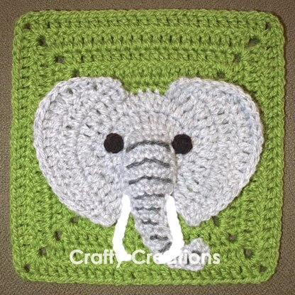 Elephant Granny Square