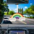 Rainbow Shaped Car Hanging