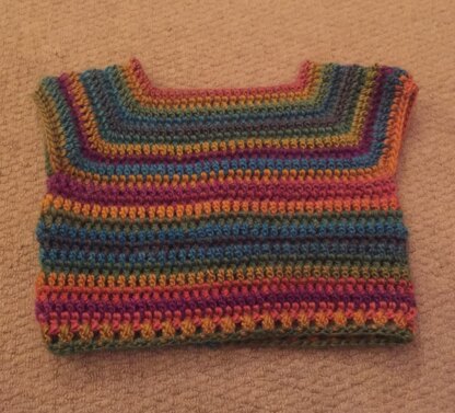 Rainbow toddler sweater
