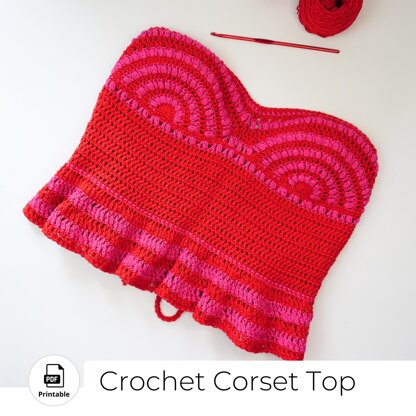 Charm Crochet Bustier Top