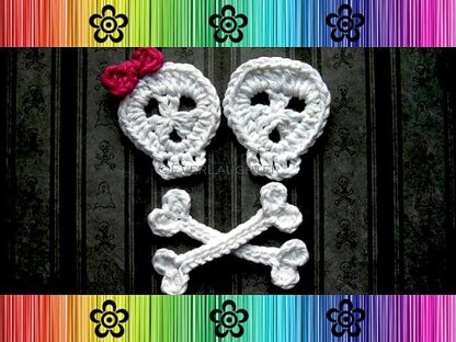 Skull and Crossbones Applique