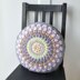 Spanish Mandala Pillow overlay crochet