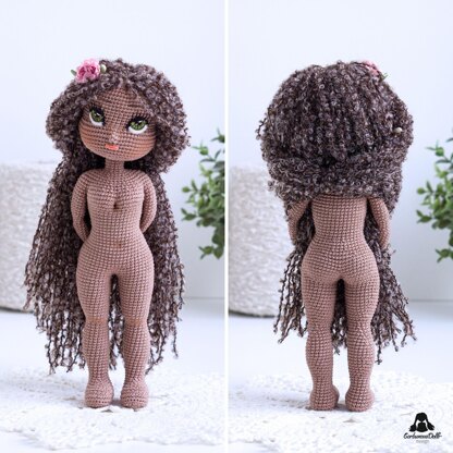 Crochet Doll Base Pattern - 12” Michelle Amigurumi PDF