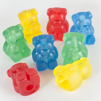 Addi 4er-Pack Maschenstopper - Teddybär