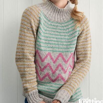 Zig Zag and Stripes Jumper