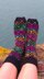 Pretty colourful ladies socks zigzag socks and stained glass socks