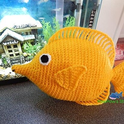 Amigurumi Yellow Tang Pattern No.023