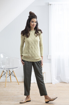 Women's Jumper Odile in Universal Yarn Odette - Downloadable PDF