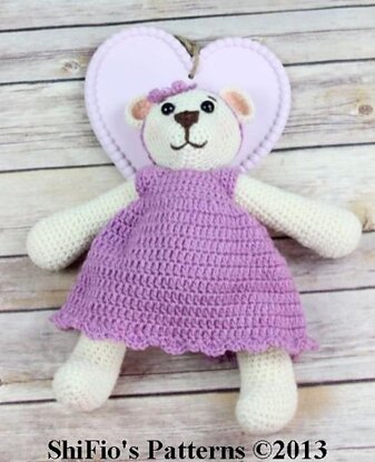257-Betty Bear Crochet Pattern #257