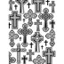 Darice Embossing Folder 4.25"X5.75" - Crosses