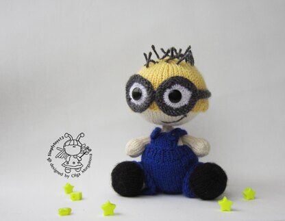 Pebble doll Minion