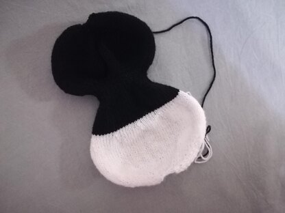 Toy Knitting pattern for a Mickey Mouse toy based on Steamboat Willie