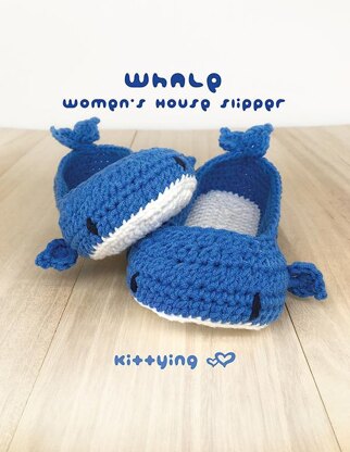 Whale Women's House Slipper