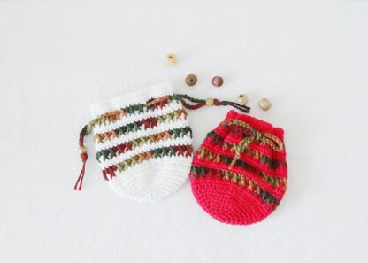 Stashdown Crochet Drawstring Pouch