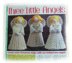 LITLLE CHRISTMAS ANGELS toy knitting pattern by Georgina Manvell