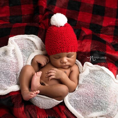Christmas Baby Hat,  Baby Santa Hat, Christmas Newborn Hat, Newborn Santa Hat