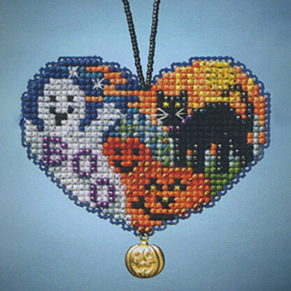 Mill Hill Love Halloween Cross Stitch Kit - 7cm x 5cm