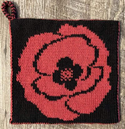 Poppy Potholder