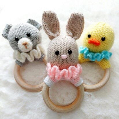 Baby Animal Rattle Toy Teddy Bear Bunny Duck BB041