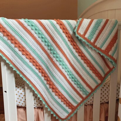 The Candy Clouds Baby Blanket