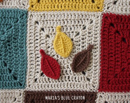 Crochet Granny Square Blanket Pattern - Maria's Blue Crayon