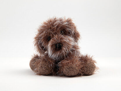 Daisy the Cavapoochon in James C. Brett Faux Fur - Downloadable PDF