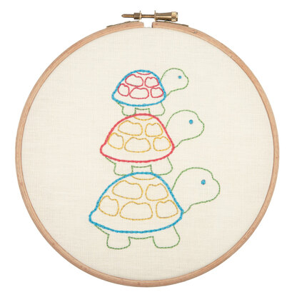 Anchor Turtle Family Embroidery Kit