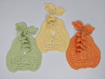 Crochet Pumpkin coaster