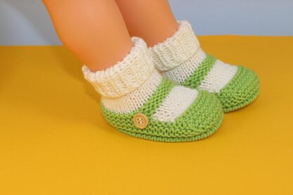 Baby One Button Sock and Slipper Booties
