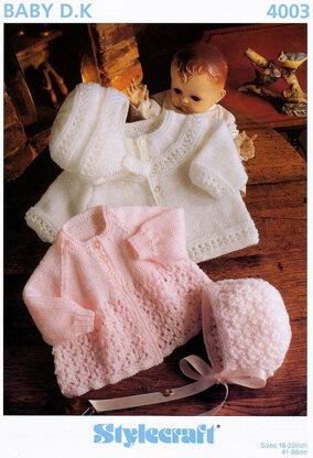 Jacket, Bonnet and Helmet in Stylecraft Wondersoft DK - 4003