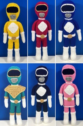 6 Power Ranger Crochet Patterns